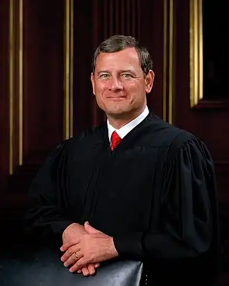 17th chief justice of the United States John Roberts (AB, 1976; JD, 1979)