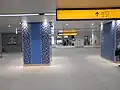 Station concourse at the conclusion of grade separation work