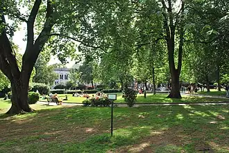 The park at Olaf Ryes plass, August 2009