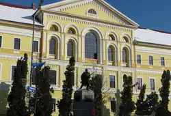 The Prefecture building of Severin County building of the interwar period.