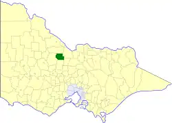 Location in Victoria