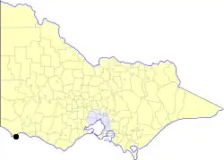 Location in Victoria