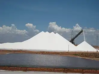 Salt mine near Onslow