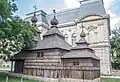 The wooden church of St. Nicholas, originally from Kožuchovce