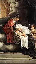 Orazio Gentileschi Vision of St. Francesca Romana