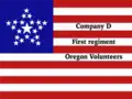 Digital reconstruction of the flag carried by Company D