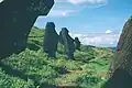 Moai close up