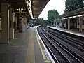 Eastbound platform looking east
