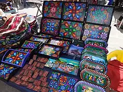 Image 23Hand painted crafts at the Otavalo Artisan Market (from Culture of Ecuador)