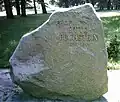 Gedenkstein of Puchstein in Łobez