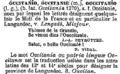 Entry oucitanìo in The Treasure of Felibritge of Frederic Mistral