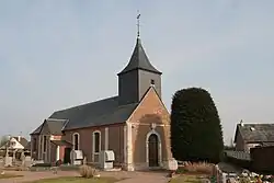 The church in Oudalle