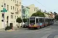 A train at Irving and 4th Avenue, 2018