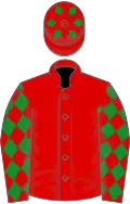 Rezd, green diamonds on sleeves and cap