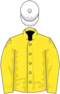 Yellow, White cap