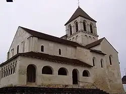 The church of Saint-Sulpice, in Oyré