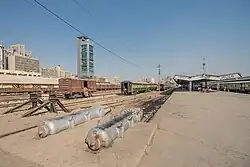 Station yards with the MCB Tower