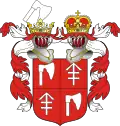 Arms of the Counts Zabiełło, 1683