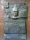 78 Saska Street: Commemorative plaque