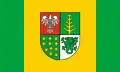 Flag of Ostrów County, Masovian Voivodeship