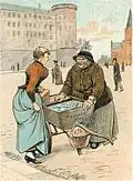 Townswoman and fisherwoman, 1894