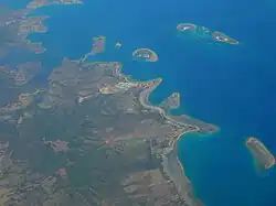 An aerial view of Païta
