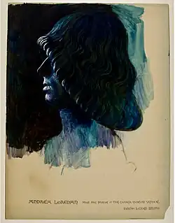 Side portrait of Andrea Loredan, by Joseph Lindon Smith, Harvard Art Museums, after Antonio Rizzo's 15th-century Bust of Andrea Loredan
