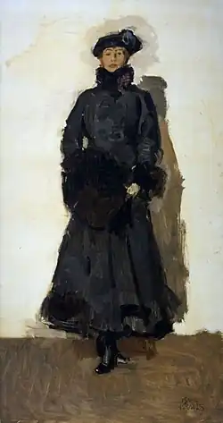 Painting of Mata Hari by Isaac Israëls, 1916