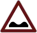 Uneven road