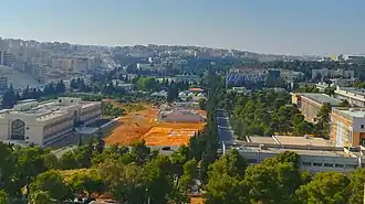 Panoramic view of the south side of the University