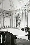 Details of the staircase. Photo by Paolo Monti, 1981