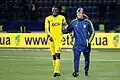 With Metalist goalkeeper Oleksandr Horyainov