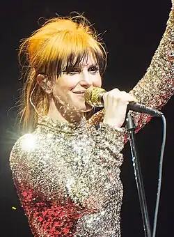 Williams performing in 2023
