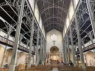 Interior, facing the choir