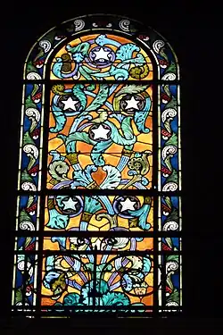 A decorative window