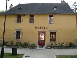 The town hall of Parthenay-de-Bretagne