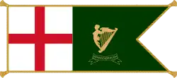 Sledge flag used in Antarctica by Patrick Keohane during the Terra Nova Expedition (1910–1913)[6]