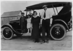 Photograph of Kathy Karpan's mother and family in the 1920s
