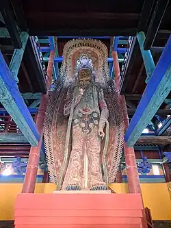 Statue of Mi Le Fo enshrined in the Cishi ge