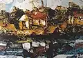 Breton Landscape, 1960, (73*92&nbsp;cm, Oil on canvas)