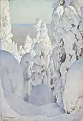Winter Landscape from Kinahmi, 1923