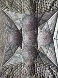 The mosque ceiling