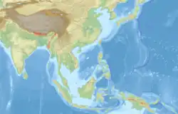 Map of range