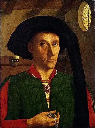 Portrait of Edward Grimston, 1446. National Gallery, London