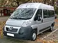 Peugeot Boxer, similar ones are used on commercial transport routes