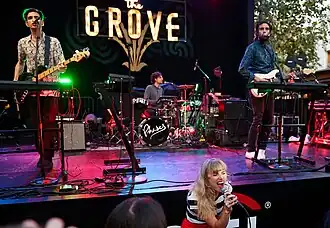 Phases performing at The Grove at Farmers Market in July 2016