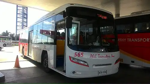Phil Touristers Inc. "565" Daewoo BS120S.