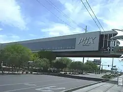 Outside view of the main terminal of the PHX Sky Train.