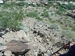 View from the trail that leads to the "S" of Sunnyslope Mountain.