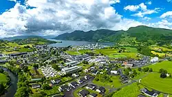 Panorama of village Etne
